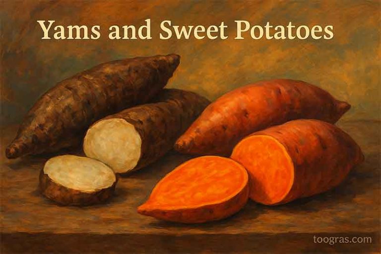 difference between yams and sweet potatoes