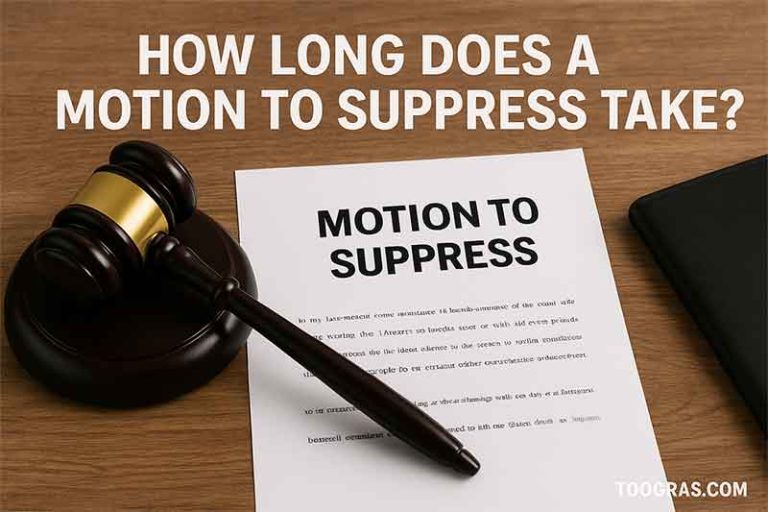 how long does a motion to suppress take