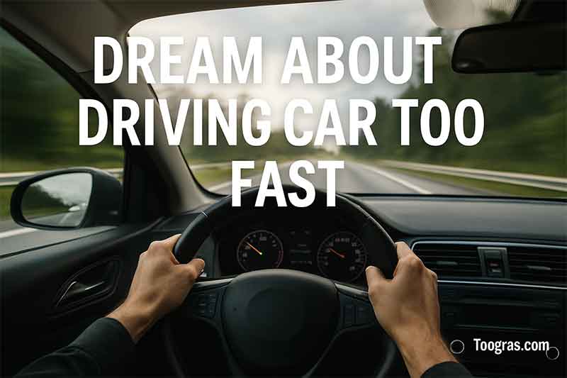 dream about driving car too fast