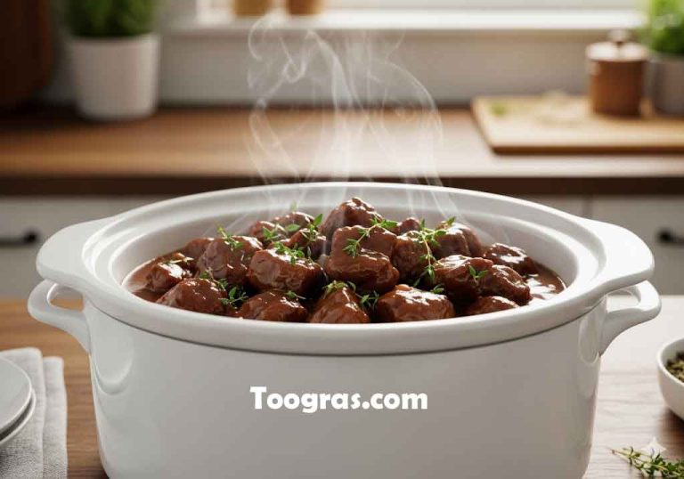 easy crockpot beef tips