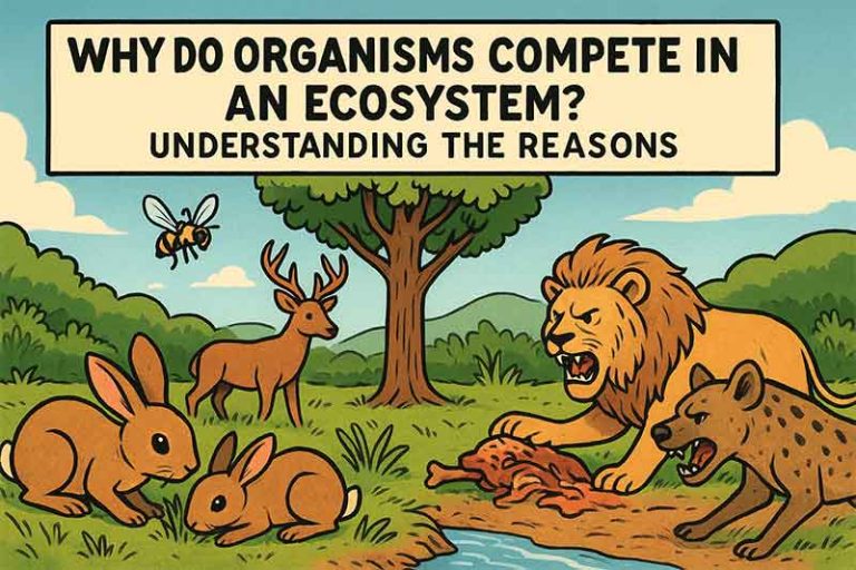 why would 2 organisms compete in an ecosystem