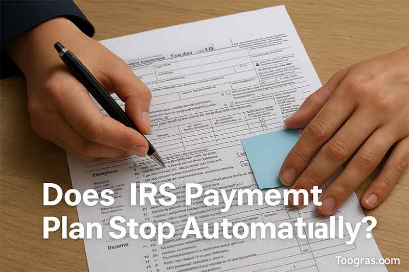 does irs payment plan stop automatically