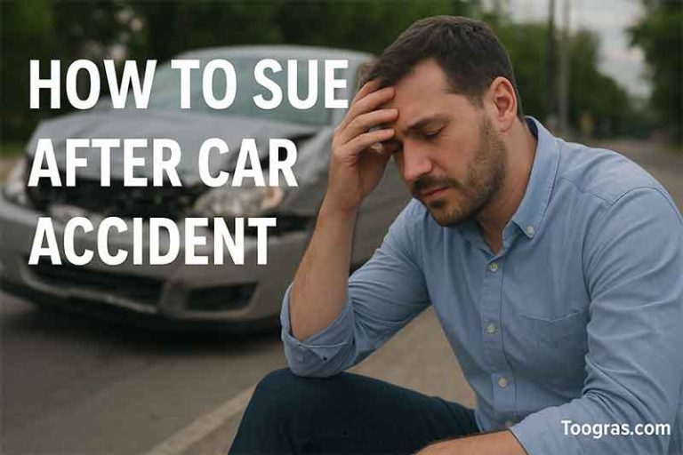 how to sue after car accident